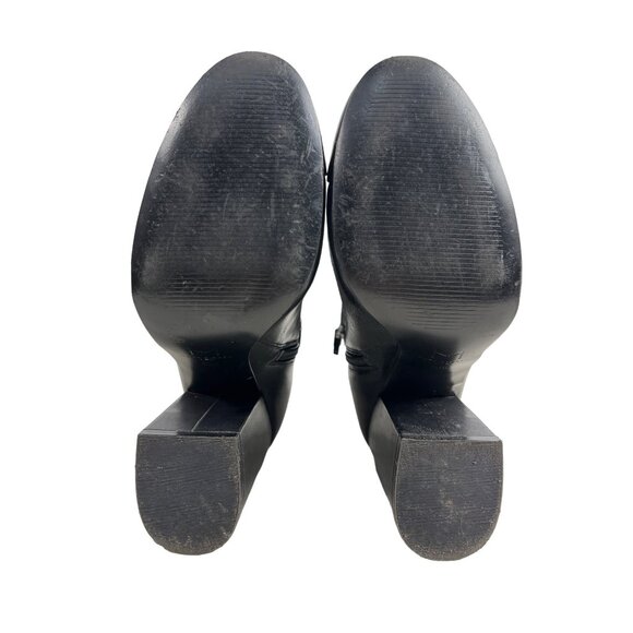 Marc Fisher Women's Black Heeled Ankle Booties Sz 10M - Picture 7 of 12